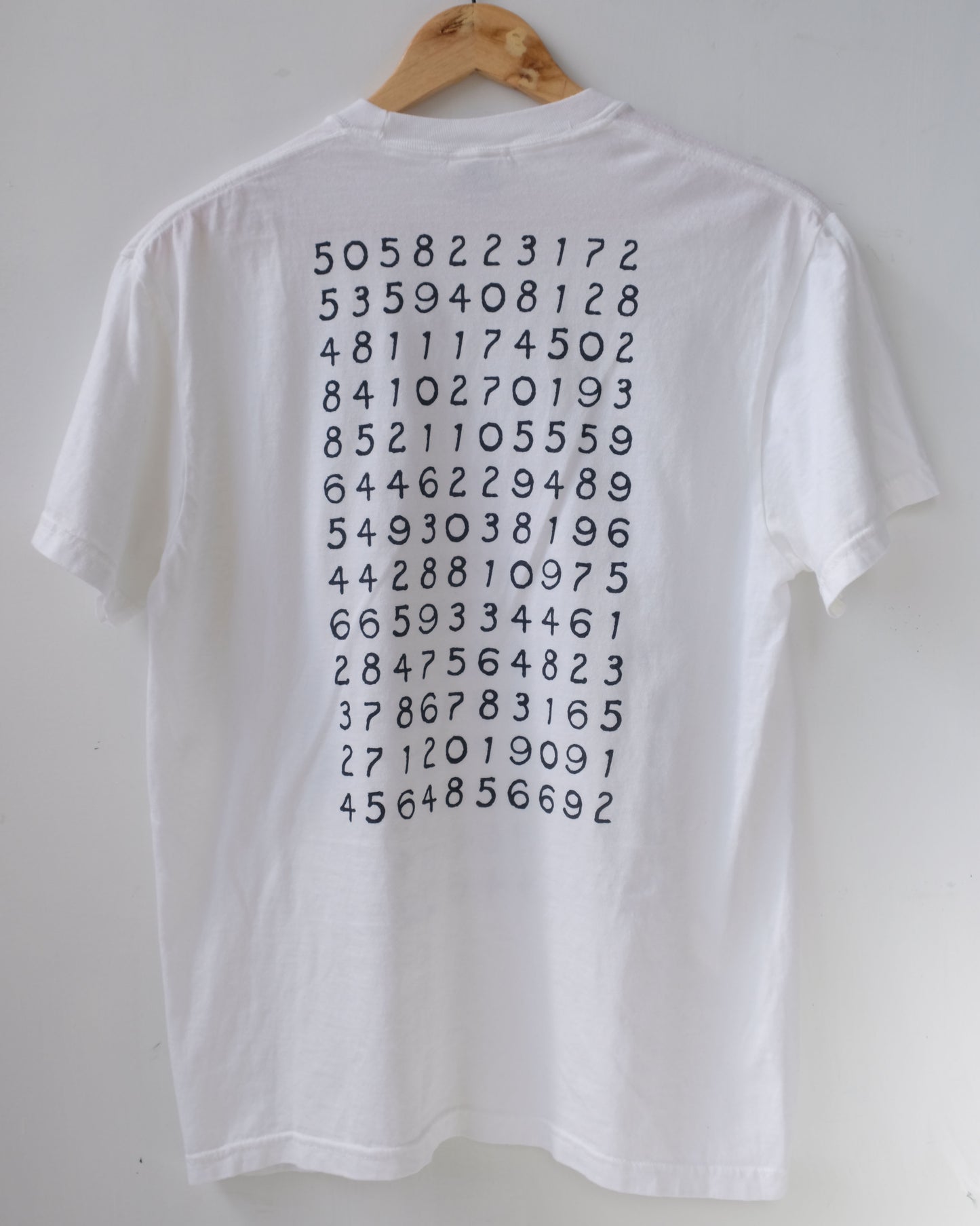 It's irrational! 260 decimal digits of pi t-shirt, March 14