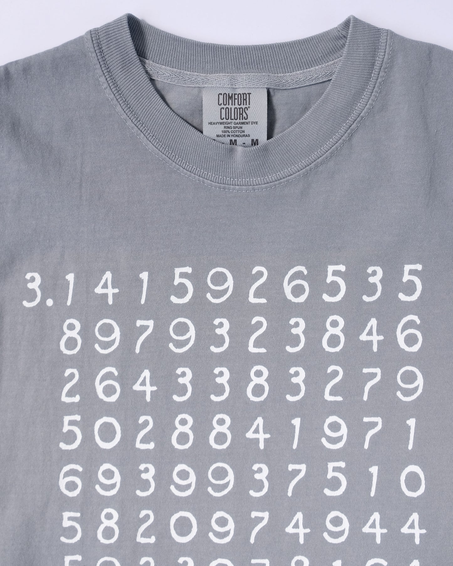 It's irrational! 260 decimal digits of pi t-shirt, March 14