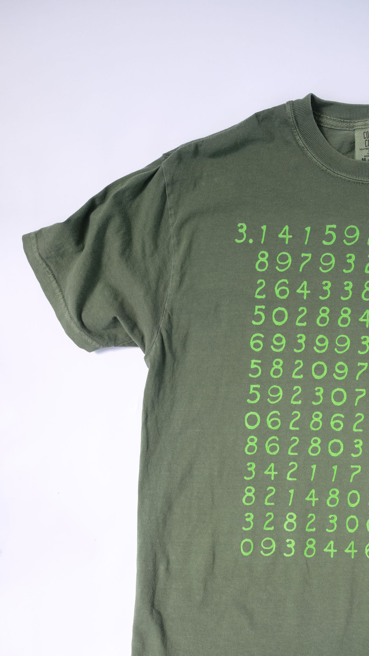 It's irrational! 260 decimal digits of pi t-shirt, March 14