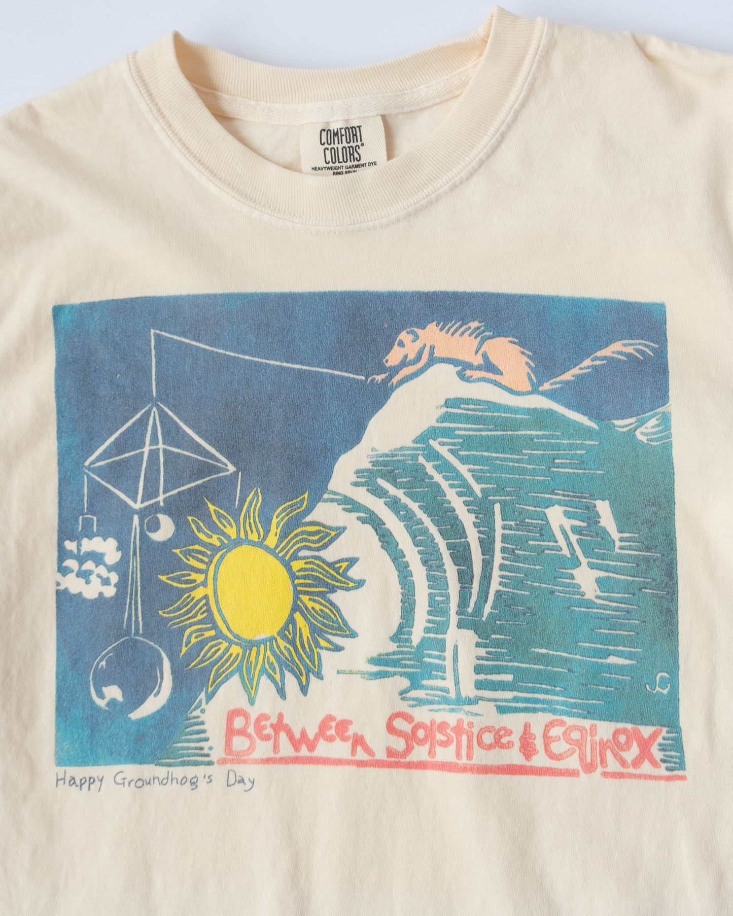 Between Solstice and Equinox, Groundhog's Day T-Shirt ♡ February 2