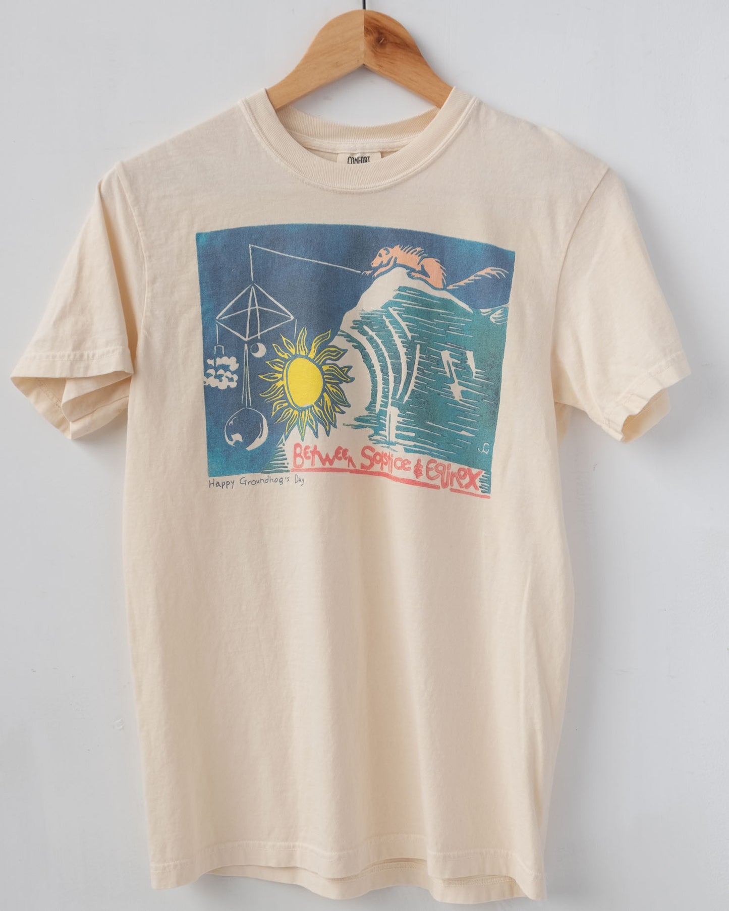 Between Solstice and Equinox, Groundhog's Day T-Shirt ♡ February 2