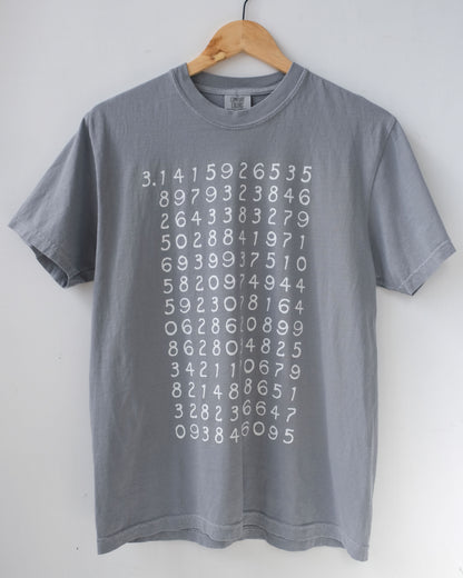It's irrational! 260 decimal digits of pi t-shirt, March 14
