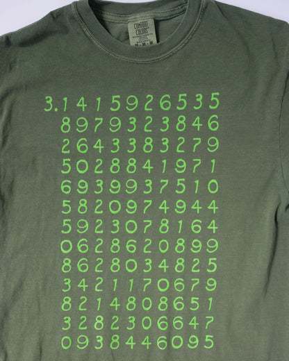 It's irrational! 260 decimal digits of pi t-shirt, March 14