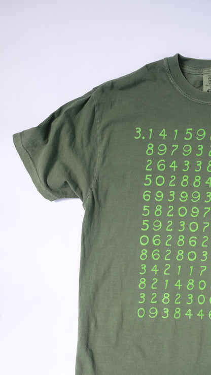 It's irrational! 260 decimal digits of pi t-shirt, March 14